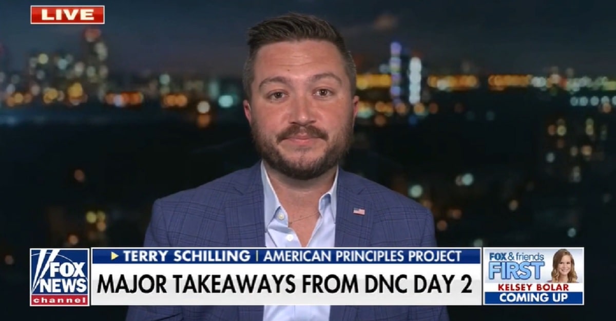 Terry Schilling on Fox News Discussing Democratic National Convention ...